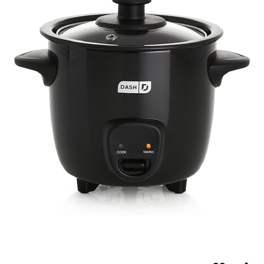 Dash Black Mini Rice Cooker - Picture 2 of 9